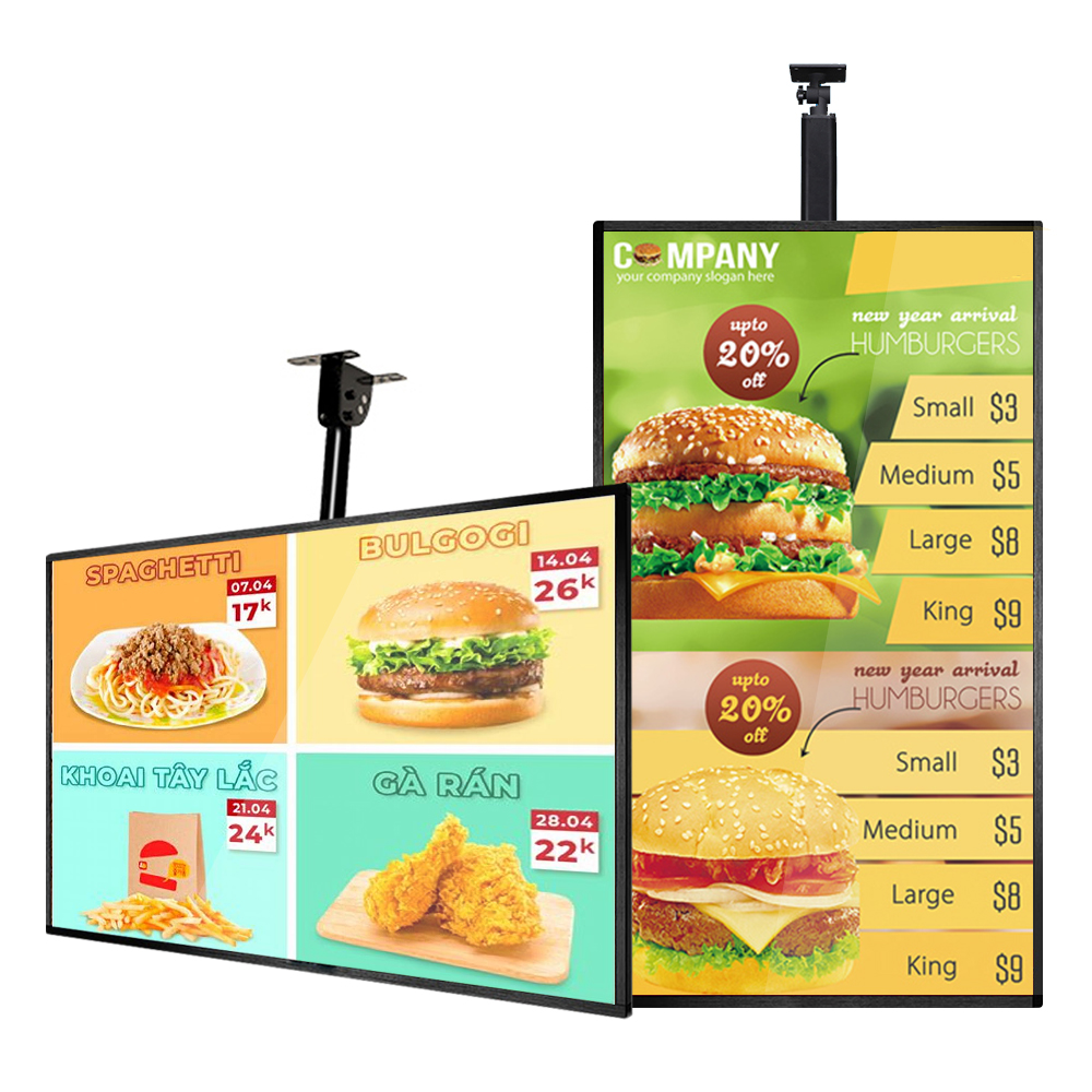 High quality lcd restaurant digital menu board